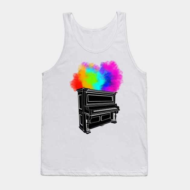 Piano Tank Top by mailboxdisco